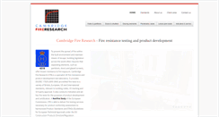 Desktop Screenshot of cambridge-fire.co.uk